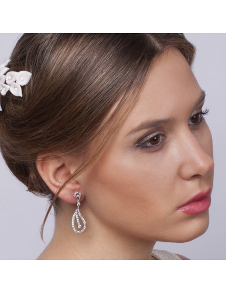 Model Earrings wedding
