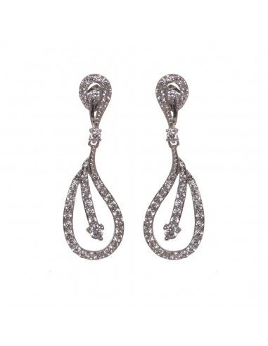 Silver alice earrings
