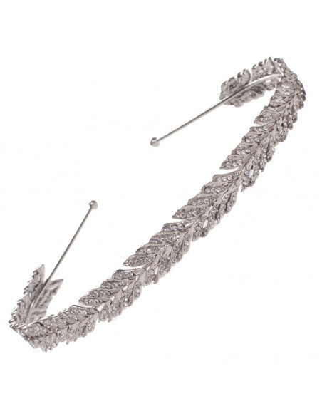 Crystal and Silver Diadem