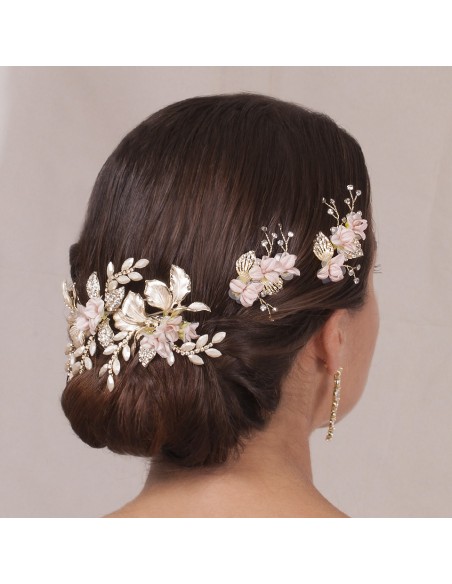 hairstyles bride with forks or tocquers millen