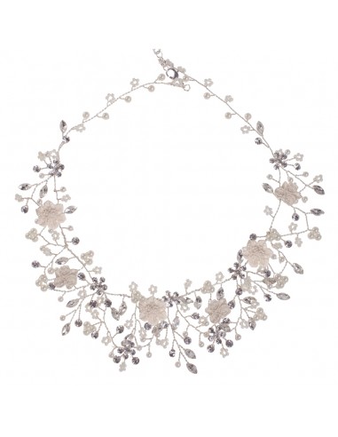 Silver and ivory necklace