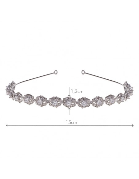 Crystal diadem for bride or guest