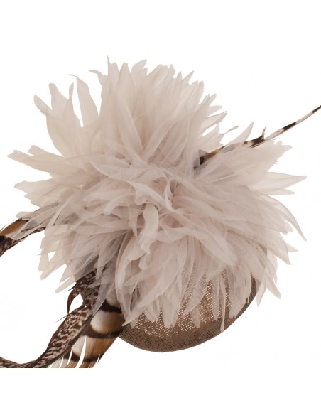 Feather flower headdress