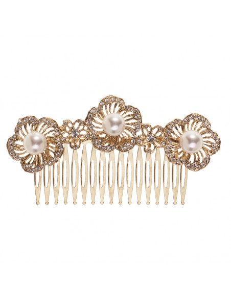 Gold wedding comb Dorée