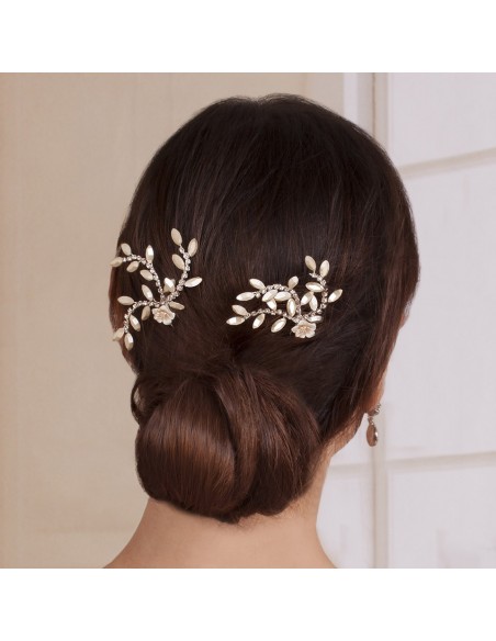 Hairstyles with jewelry bride forks