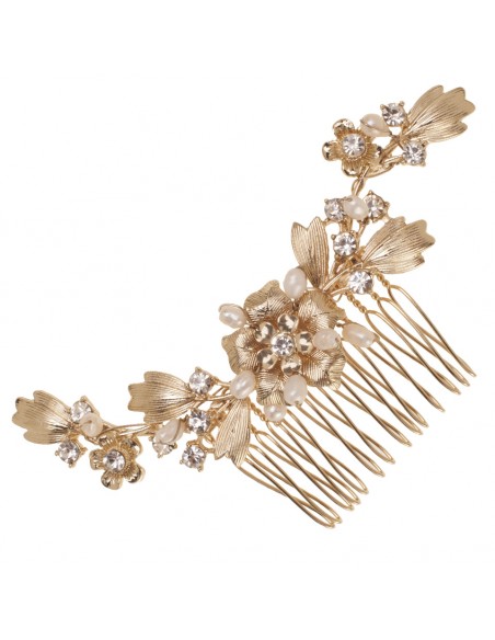 Joanne jewelry comb in gold color
