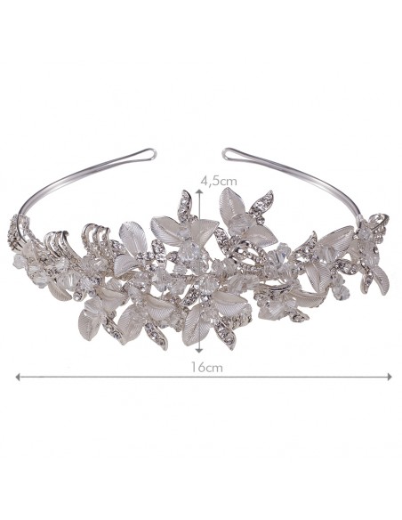 Measures Silver Bridal Crown