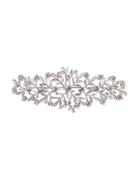 Nara silver brooch for blanket and party dress