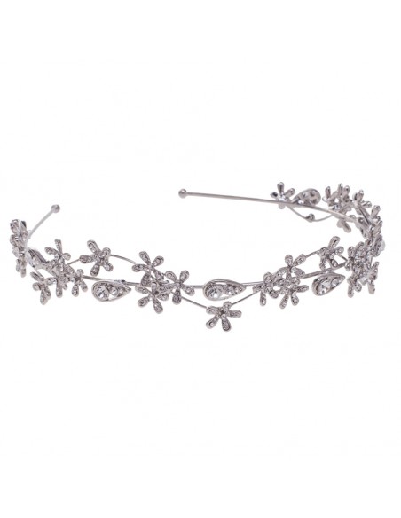 Silver Bridal Crown