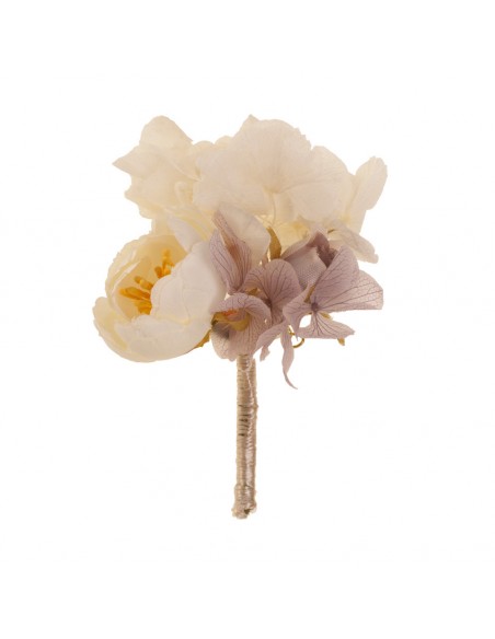 Boutonniere with preserved flower amelie