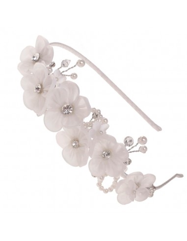 Diadem white communion in ivory color