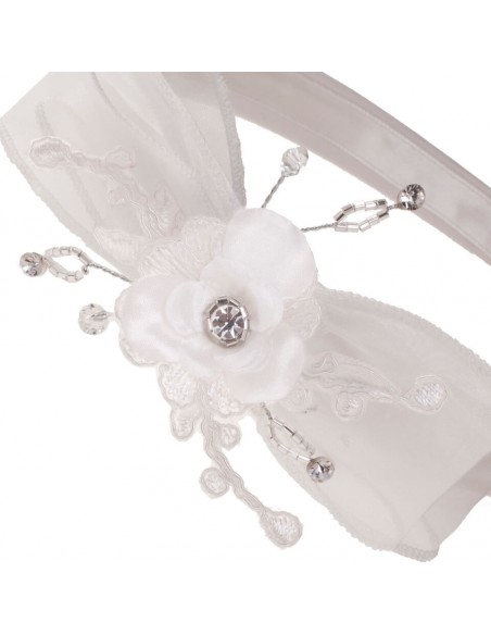 Diadem blume communion in ivory color