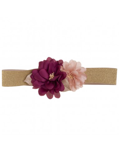 Giulia belt Bougainville and pink