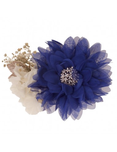 Blue Flower Brooch Hasna