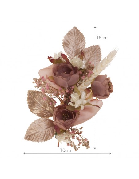 Measurements lanira flower brooch