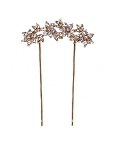 Aby golden hair comb for bride