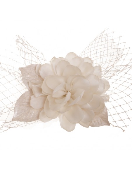 Ivory Flower Headpiece