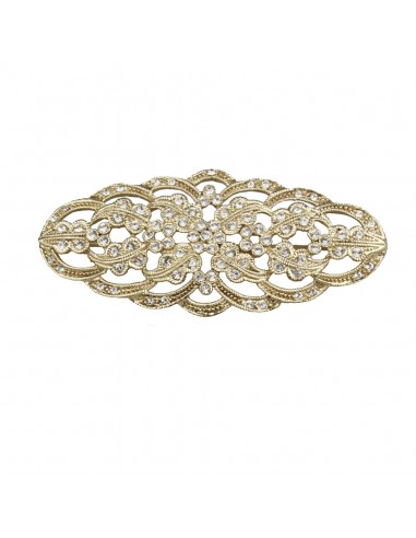 Brooch Helen in golden for bride and party dress