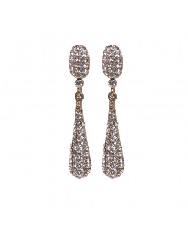 Golden earrings for wedding Anaïs