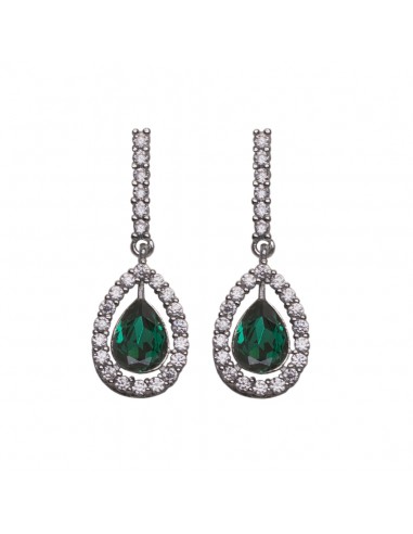 emerald earrings party
