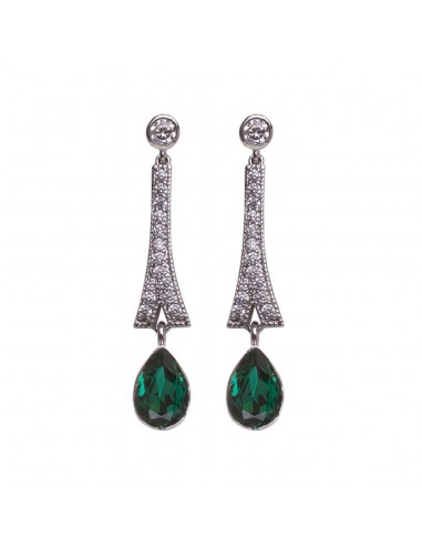 Emerald Earrings Candela