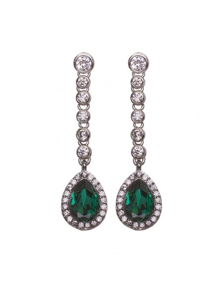 Earrings Party Emerald
