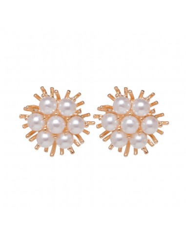 Pearl golden earrings Zeria