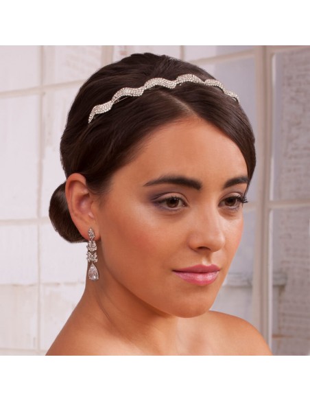 Bridal Headband Dilsa Gold Model