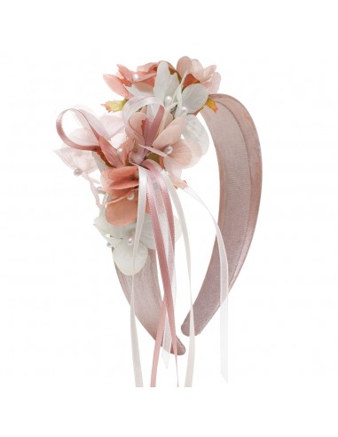 Pink Flower Headband Verina