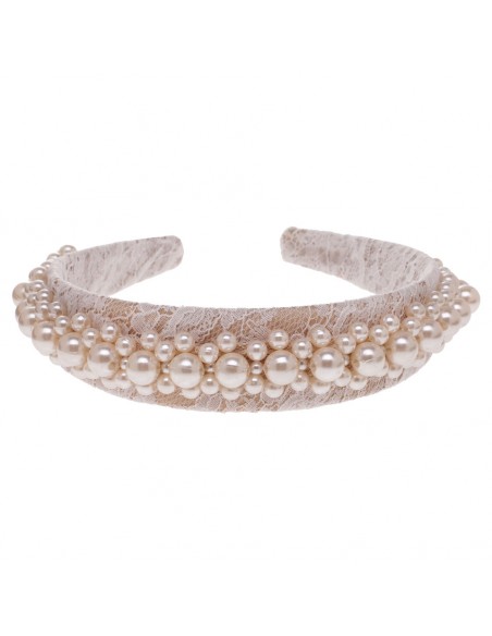 Headband of pearls for bride or guest