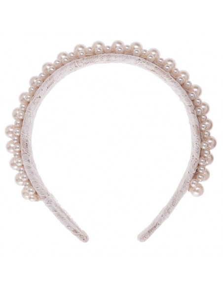 Pearl headband for bride