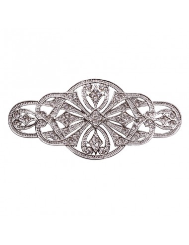 Oval brooch for bride Cisa