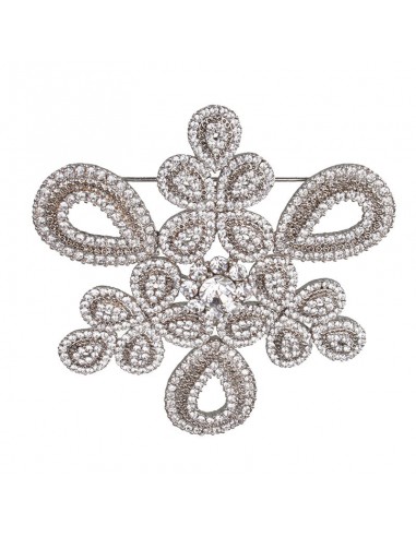 Big brooch Chanila for party dresses