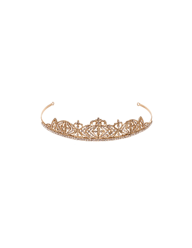 Golden donna bridal tiara