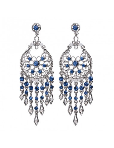 Blue Party Earrings Hindy