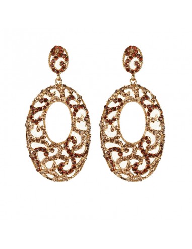 earrings for guest golden ovals