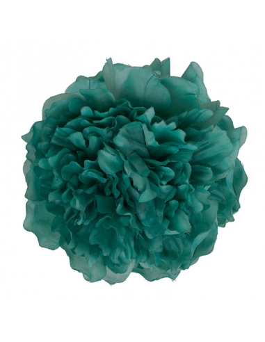 Green jade fabric flower for hairstyle