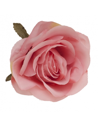 Rosa de flamenca color rosa