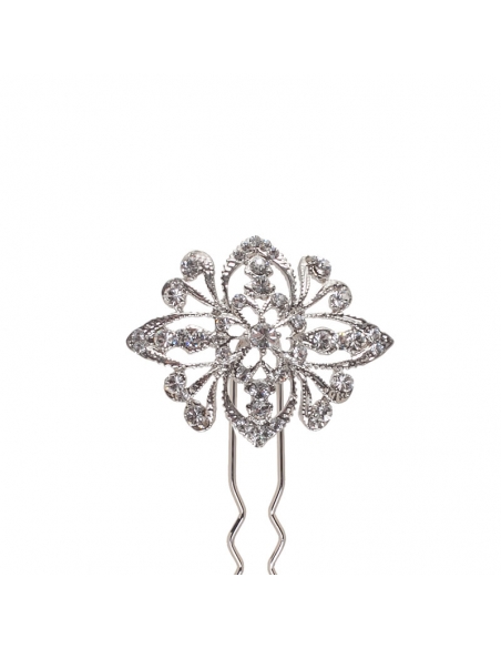 silver wedding hairpin fork