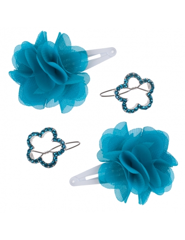 accessories clips for children tones turquoise