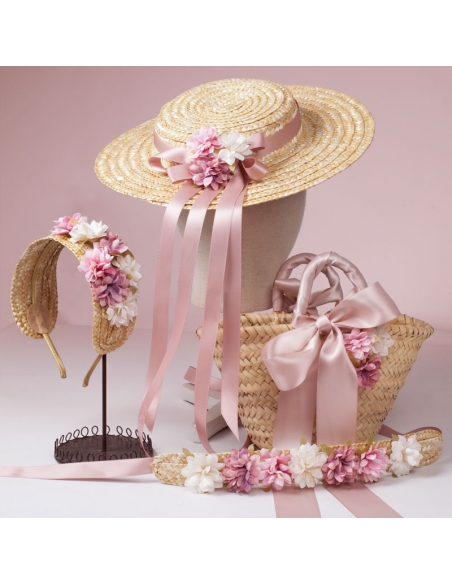 Accessories for girls pink wedding