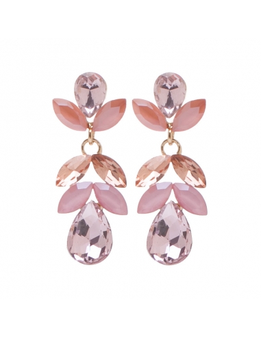 Pink party earrings