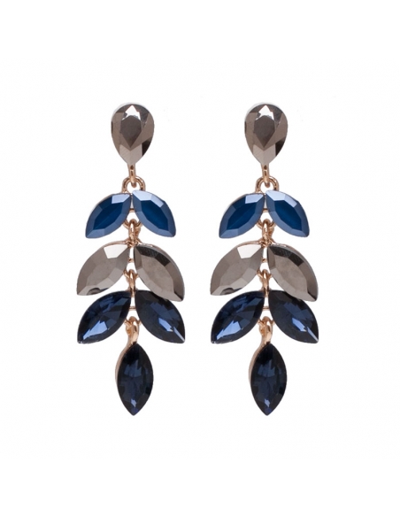 Blue party earrings