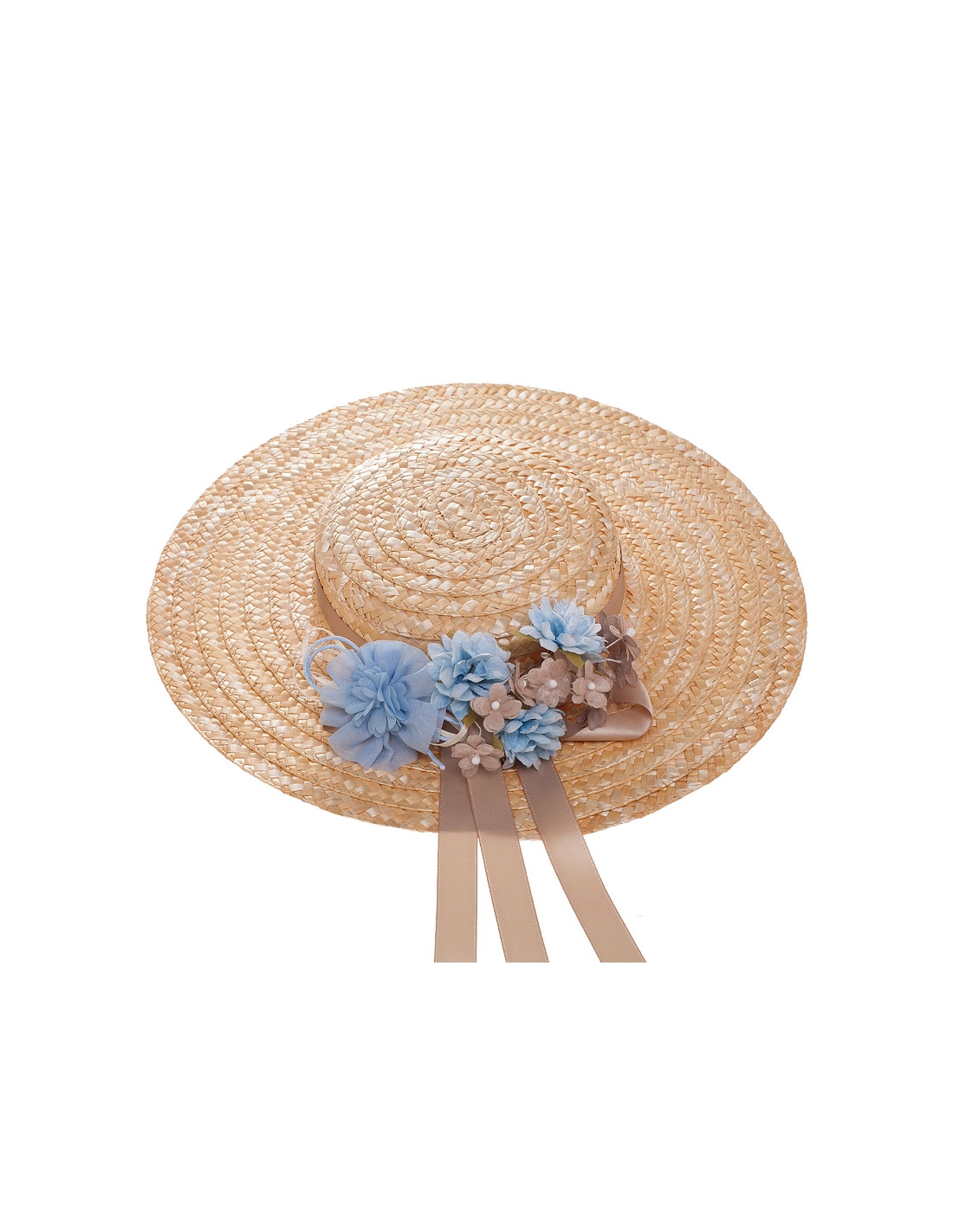 Clip de pelo de mini sombrero de niña de las flores, clip de mini