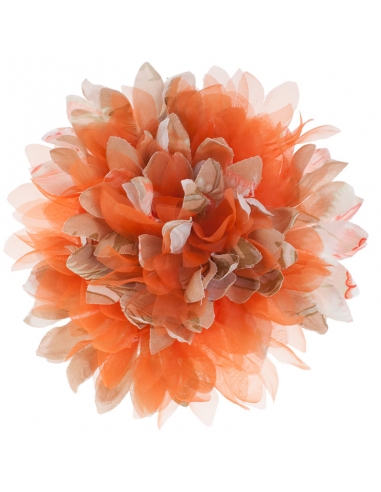 Orange patterned flower for flamenco dress