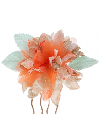 Orange flamenco flower
