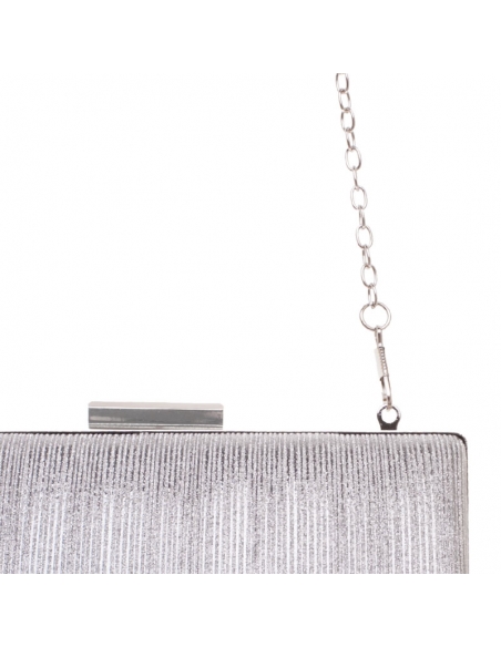 bag for guest wedding silver with chain