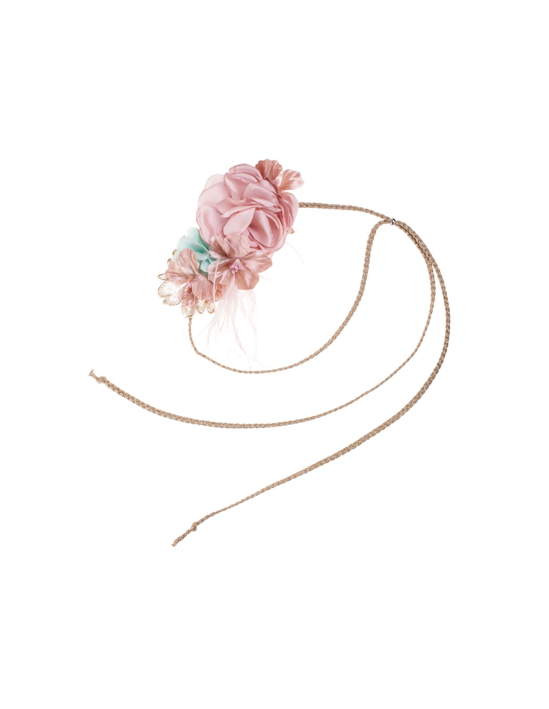bronce Envolver tuyo Cinta Flores Niña Rosa– Accesorios para Cabello Niña - Flormoda