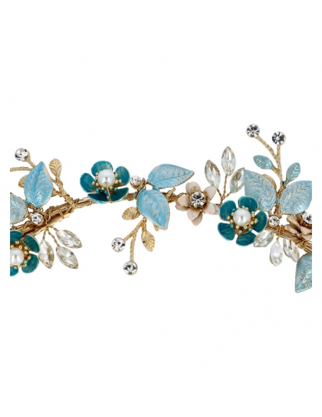 Detail Jewelry Headpiece Briseida Turquoise