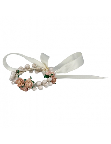 Bridal flower bracelet